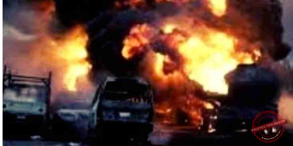 Petrol Tanker Fire Photo