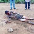 One of the two victims of jungle justice in Benin