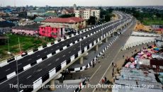the Garrison Junction flyover in Port Harcourt, Rivers state photo