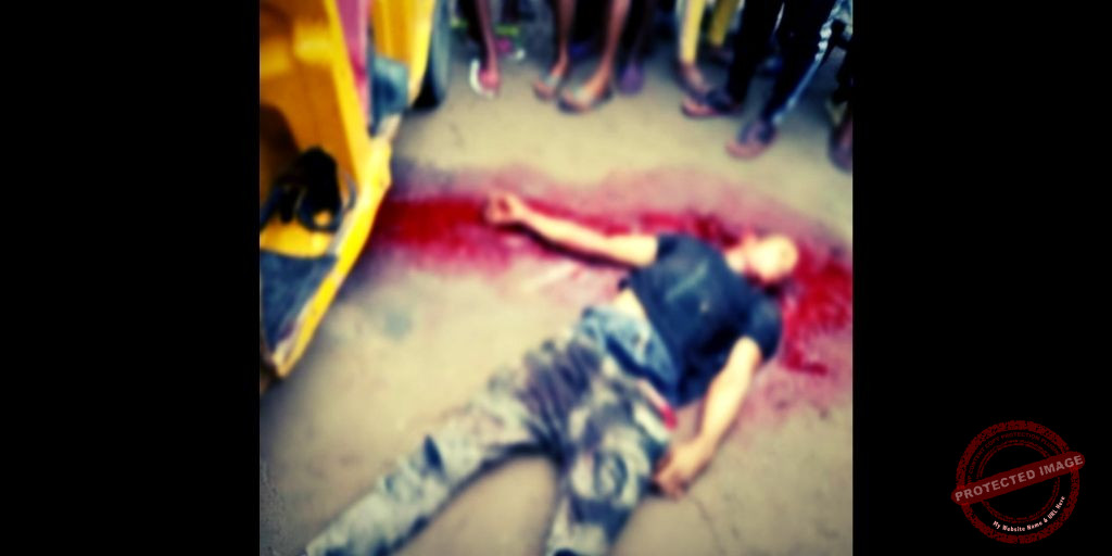policeman shot dead a tricycle operator at Rukpokwu Port Harcourt Photo
