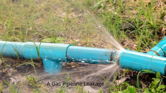 A Gas Pipeline Leakage Photo