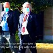 The WHO team, which is investigating the origins of the coronavirus, began field work in Wuhan on Friday with a meeting with Chinese scientists. Photo Reuters.