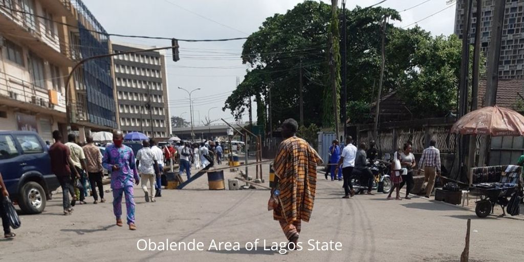 Obalende Area of Lagos State Photo