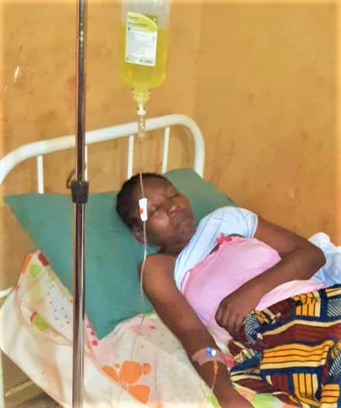 Victim of sporadic shootings at IDP camp polling centre in Uhogua near Benin City, Ovia North East local government area of Edo State.