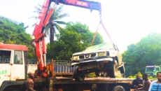 Vehicle Recovered from Ovia River, Victims' Bodies Not Yet Found