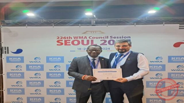 Enabulele, Ex-WMA President, Inducted Honorary Member Turkish Medical Association