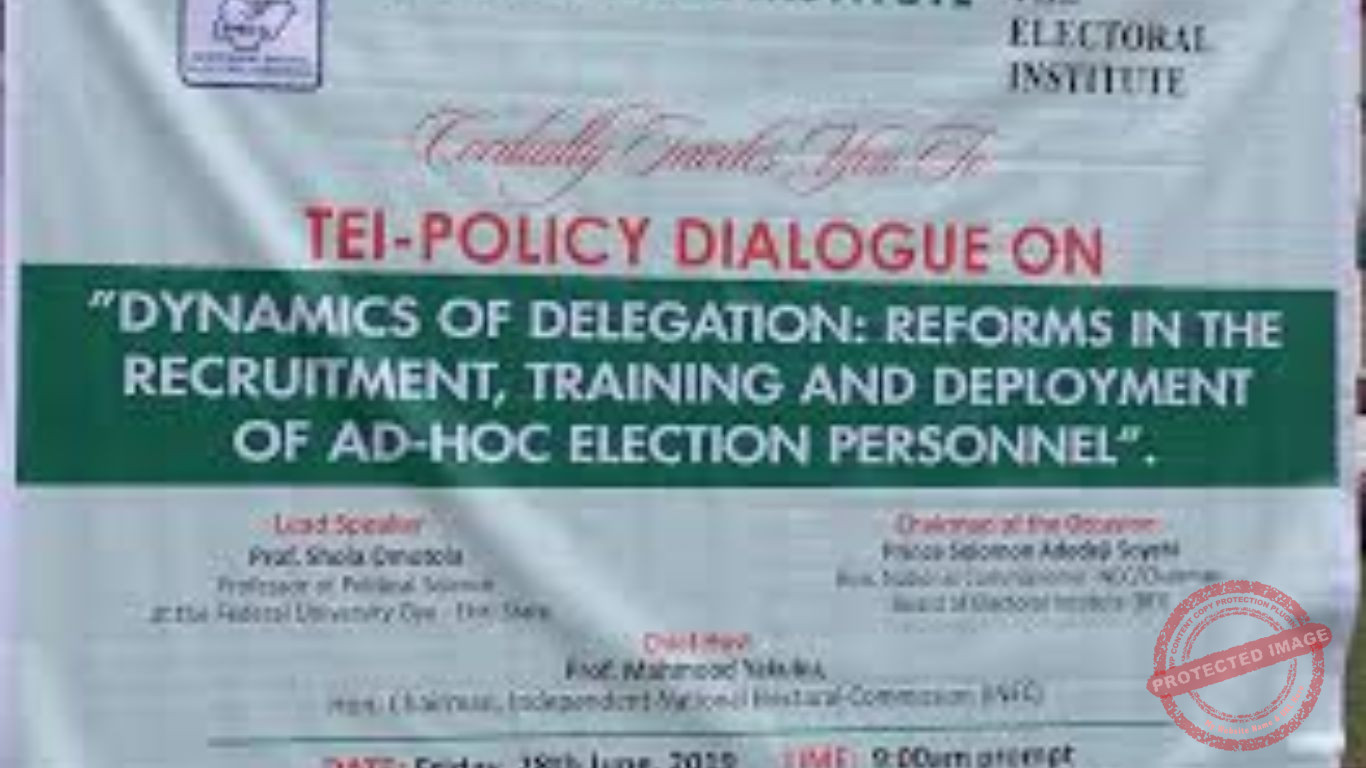 one-day Policy Dialogue on Edo State Governorship Election 2024 organised by the Electoral Institute