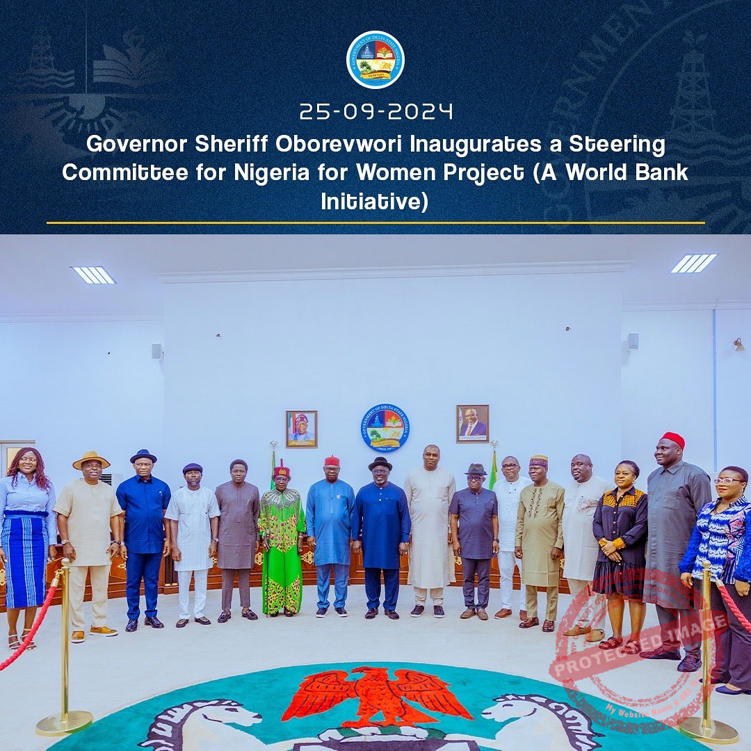 Oborevwori Inaugurates World Bank’s ‘Nigeria for Women Project