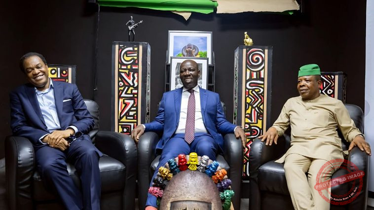 Ihedioha, Duke Applaud Obaseki for Immortalising Late Ogbemudia’s Vision in Good Governance