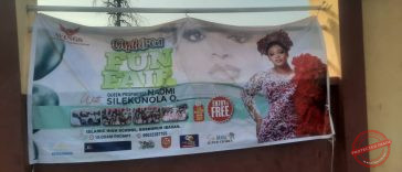the front gate of islamic high school bashorun ibadan the venueof thee stampede