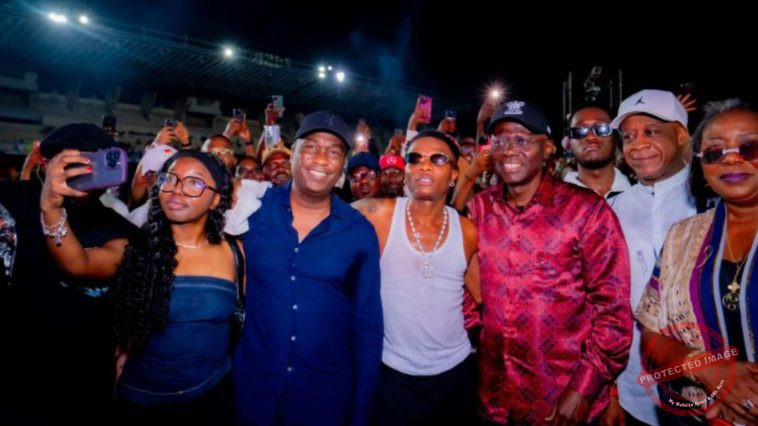 Governor Sanwo-Olu Celebrates #GreaterLagosCountdown2025 with Wizkid, Burna Boy, Tiwa Savage, and Thousands of Lagosians