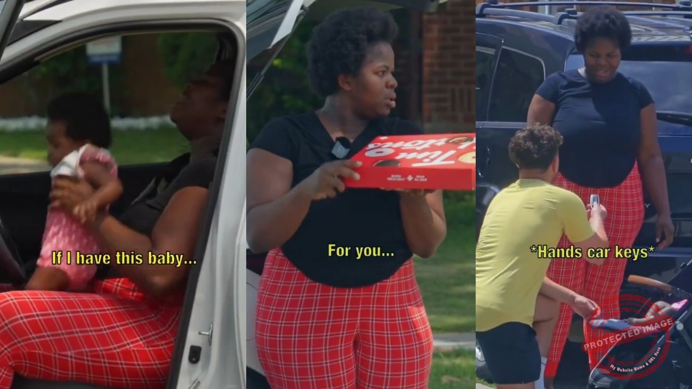 A Nigerian woman based in the United States, identified as Ebere, has captured global attention after a viral video showed her being gifted $50,000 and a brand-new car by popular American content creator Zachery