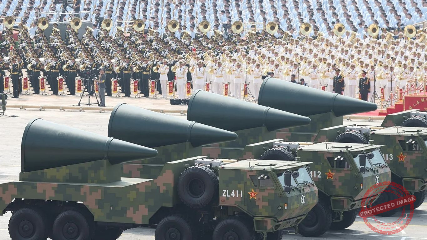 China Showcases Futuristic Weapons at 2025 Parade Hypersonic Missiles, Stealth Drones, and Space Lasers 7