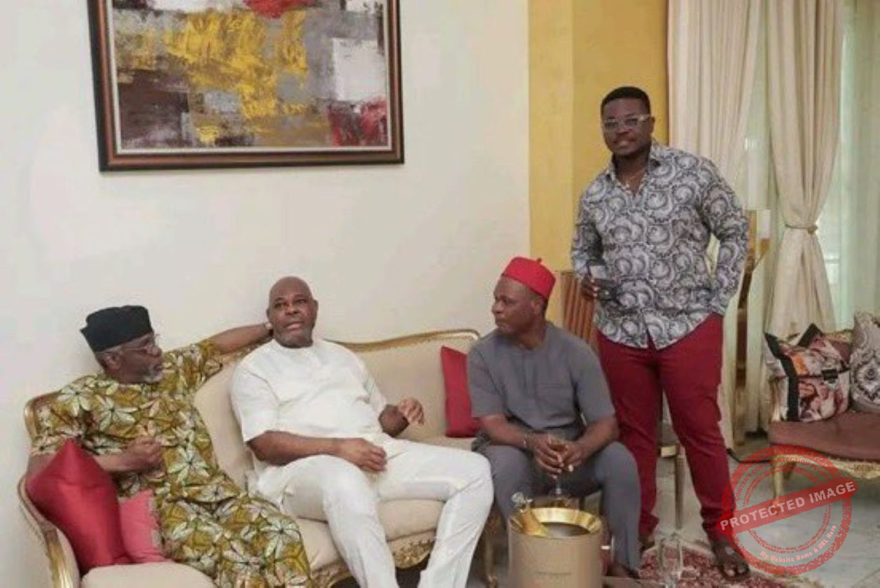 Femi Gbajabiamila, was spotted visiting the Chisco Chairman at his Ikoyi home just weeks after the trip