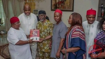 Femi Gbajabiamila, was spotted visiting the Chisco Chairman at his Ikoyi home just weeks after the trip
