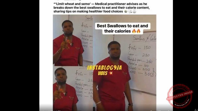 Swallows and Calories: Nutrition Expert Reveals the Healthiest Options for Nigerians