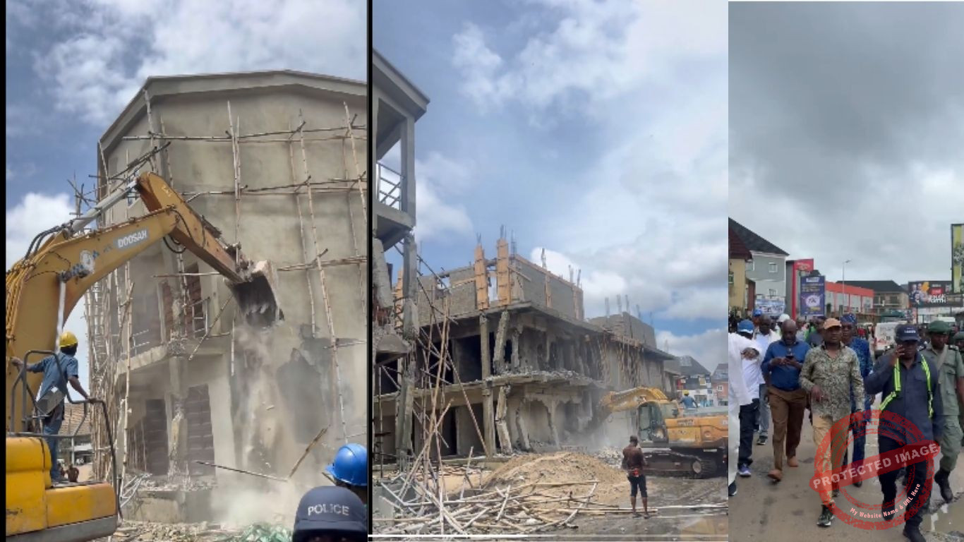 Tight Security as Lagos Government Moves Against Illegal Structures at Trade Fair Complex