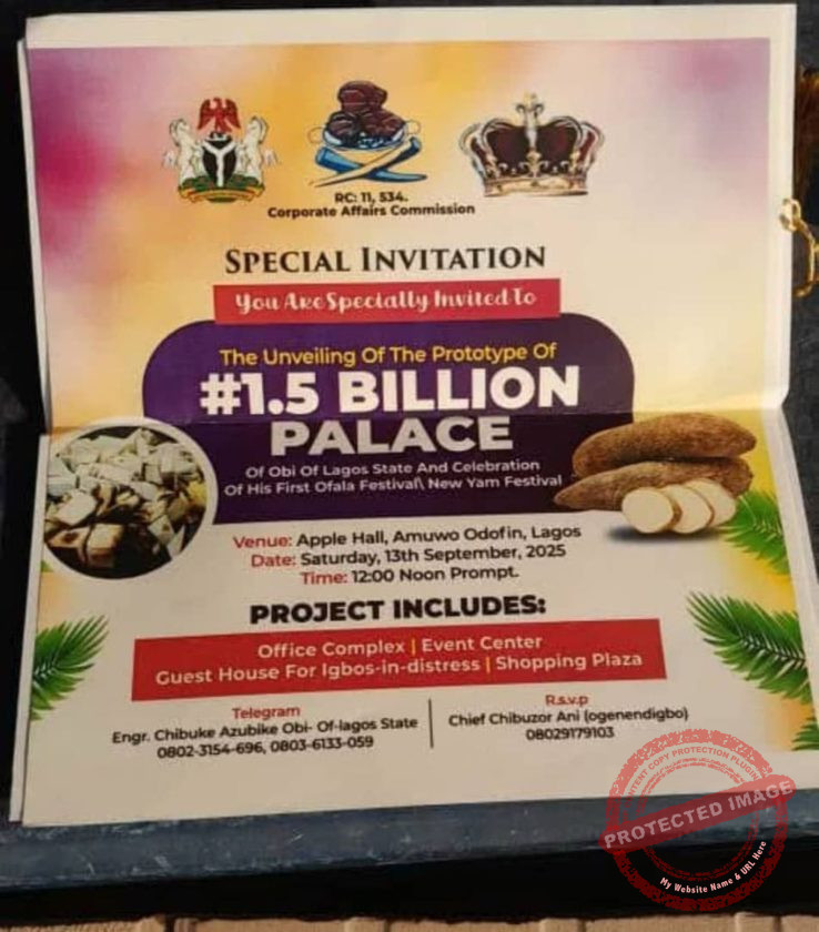 Police Arrest Fake “Obi of Lagos” and Accomplices, Foil ₦1.5bn Palace Unveiling in Amuwo Odofin