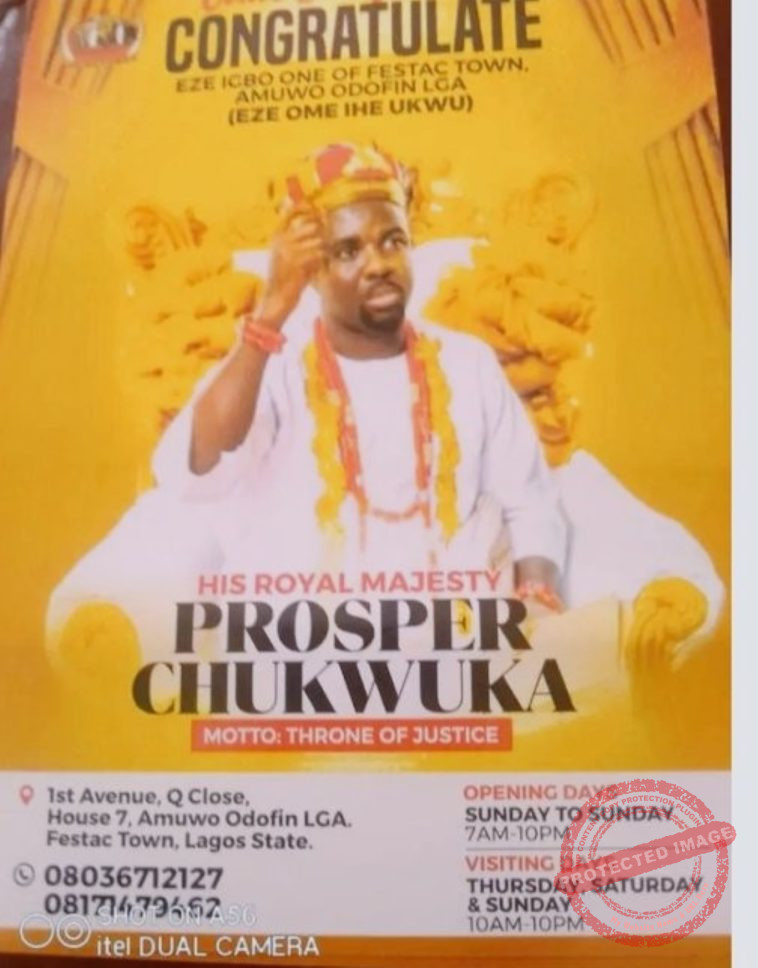 Police Arrest Fake “Obi of Lagos” and Accomplices, Foil ₦1.5bn Palace Unveiling in Amuwo Odofin