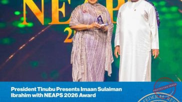 Tinubu Honours Women Affairs Minister Imaan Sulaiman Ibrahim with NEAPS 2026 Award for Excellence in Gender Policy