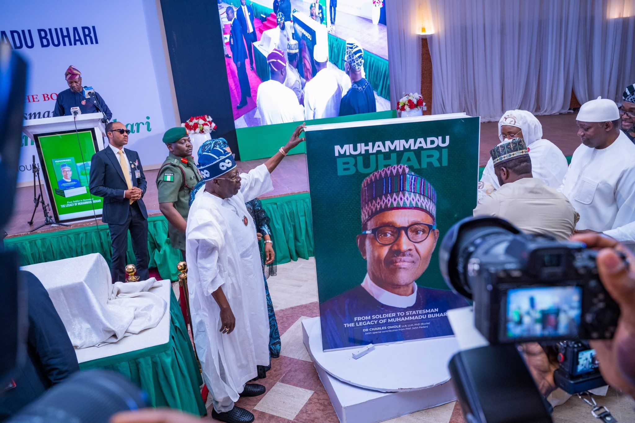 Tinubu Launches Buhari's Biography, Pledges to Uphold Late Ex-President’s Legacy of Integrity